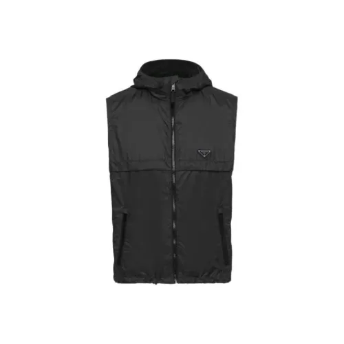 PRADA Мужские черные жилеты