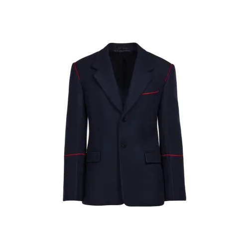 Ferragamo Морской Синий Мужской Деловые Костюмы