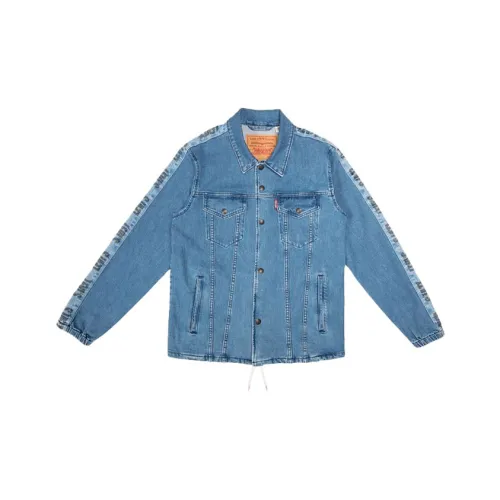 Levis Blue Men's Denim Jackets Левис Синий Мужские Джинсовые Куртки