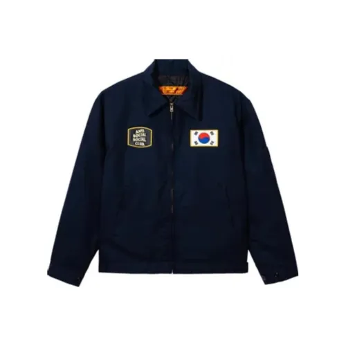 ANTI SOCIAL SOCIAL CLUB Черные Мужские Куртки