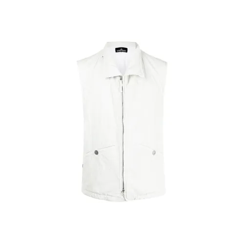 Stone Island Белый Мужской Жилеты