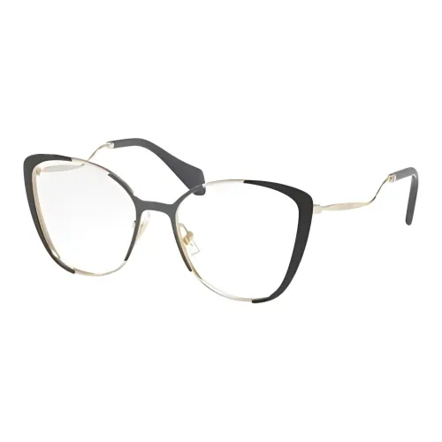 MIU MIU Ацетат Бабочка Солнцезащитные очки Женские Черный