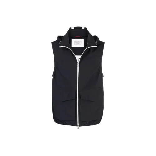 BRUNELLO CUCINELLI Мужские черные жилеты