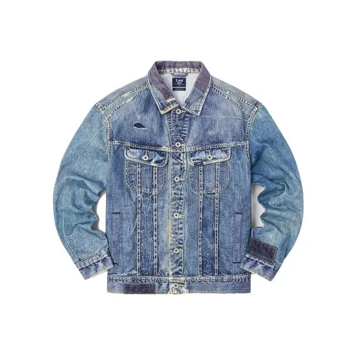 Мужская джинсовая куртка Lee co-branded, светло-синяя