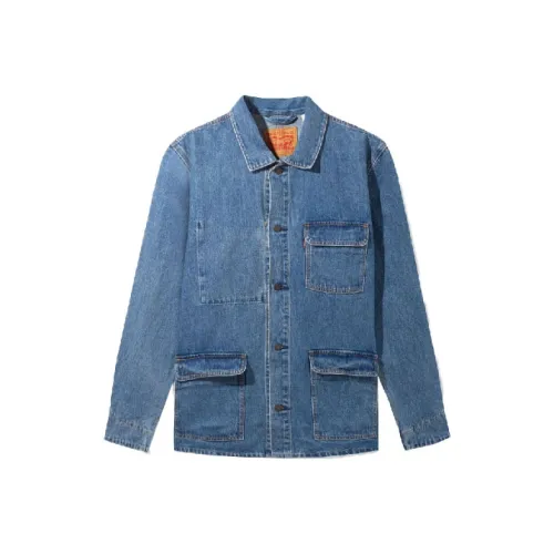 Levi's Denim Jacket Unisex Blue Леви's Деним Куртка Унисекс Синий