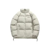 Абрикосовый хлопковый пуховик