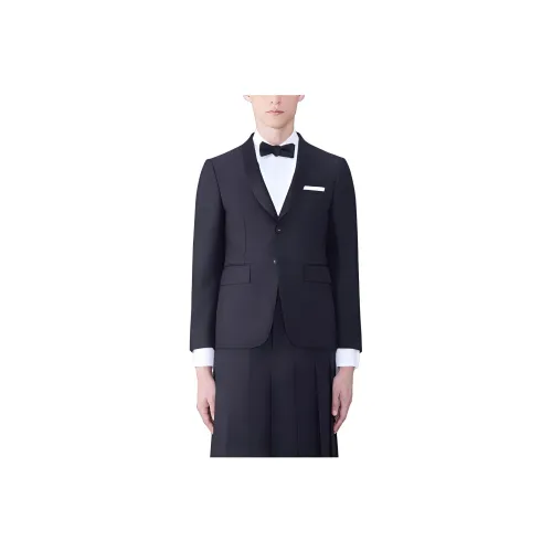 THOM BROWNE· Шерсть CLASSIC SPORT Пальто Бизнес Костюм Мужской Черный