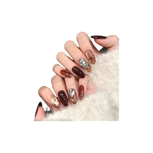 Yun Yue Joe Американский Апельсин False Nail Средний Угол Овал Винтаж Jump Цвет Coquette