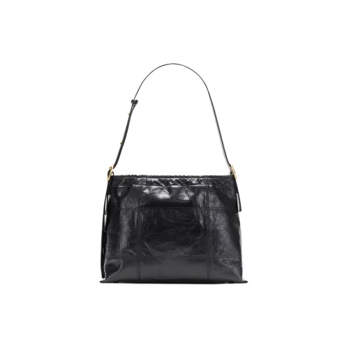 PECO Коровья кожа через плечо тоут большой унисекс черный розовый хаки кофейный