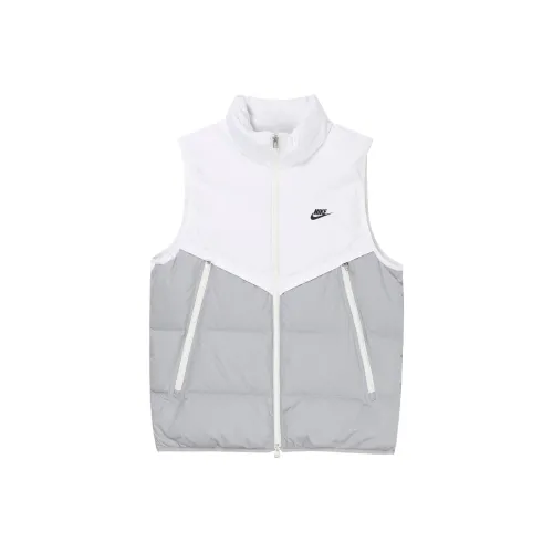 Nike Белый Мужской Пуховый жилет