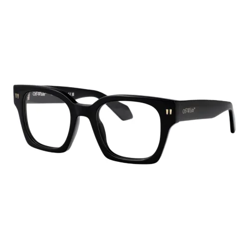 OFF Белый Ацетат Квадратные Оправы для Очков Мужские Черные