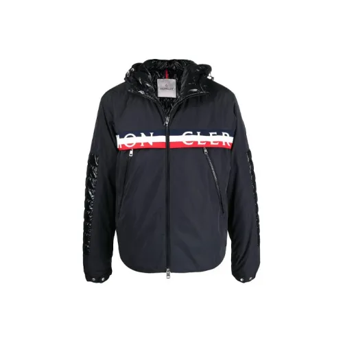 MONCLER SS21 Черный Мужской Пуховик