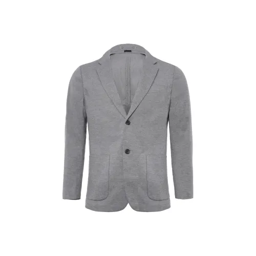 UNIQLO Бизнес-костюм мужской небесно-серый