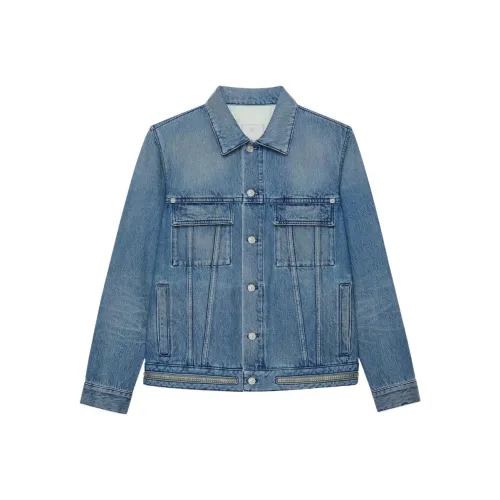 GIVENCHY SS22 Denim Jacket Men's Blue