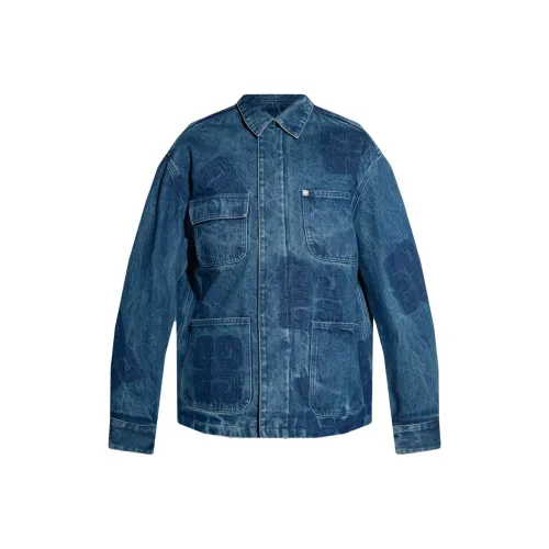 GIVENCHY Синий Мужской Джинсовые Куртки