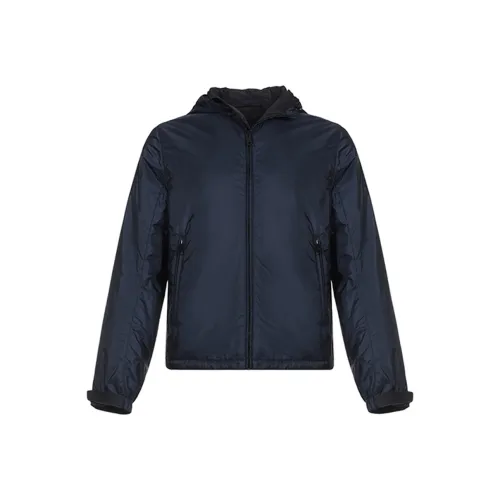 PRADA Темно-синий Синий Мужской Пуховик (Пуф)