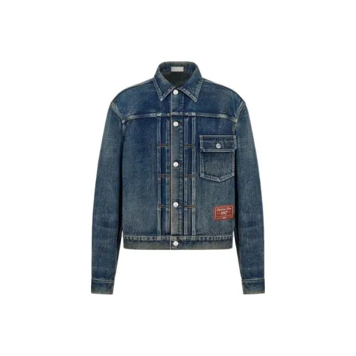 DIOR FW22 Denim Jacket Men's Blue