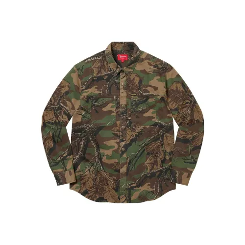 Supreme Fw22 Week8 Week 8 Snap Work Рубашка Denim Куртка Мужской