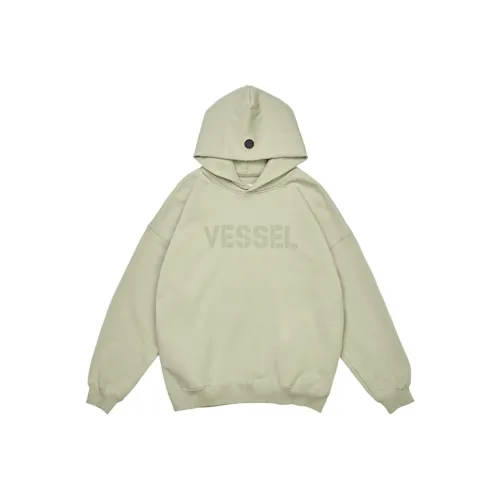 VESSEL Свитшот Унисекс Light Зеленый Серый