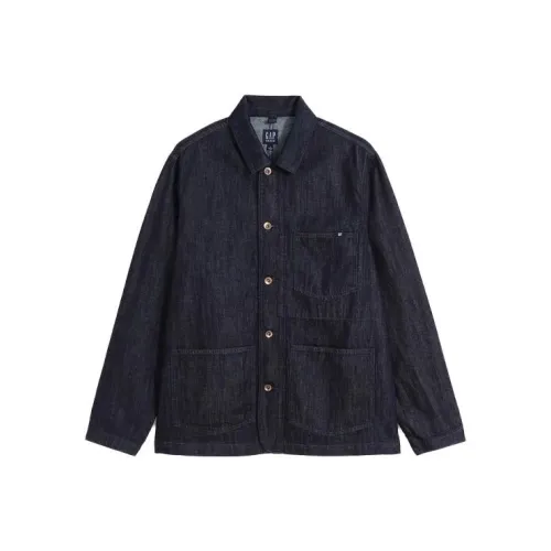 Gap SS23 Темно-синий Мужской Джинсовые куртки