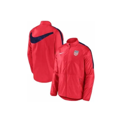 nike USA Soccer Team Olympic Series U.S. Repel ACADEMY AWF Куртки Пальто Мужской Speed Красный