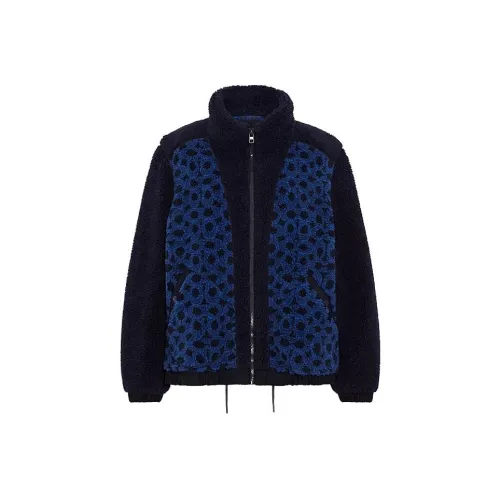 COACH SS23 Куртки и Пальто Мужской Морской Синий