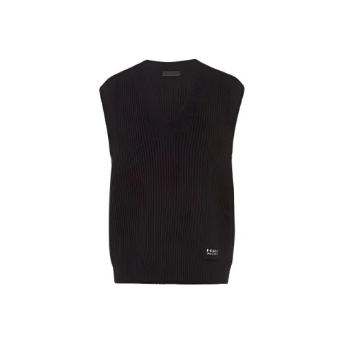 PRADA Мужские черные жилеты