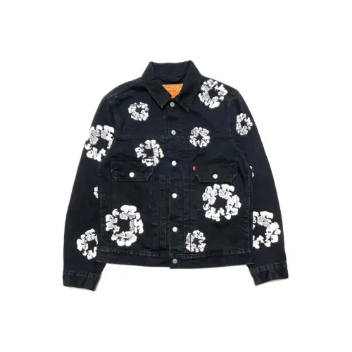 Denim Tears Черный Унисекс Джинсовые куртки