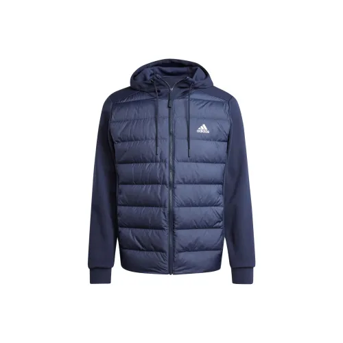 Adidas Essentials Hybrid Down Jacket Мужской Легенда Ink Синий