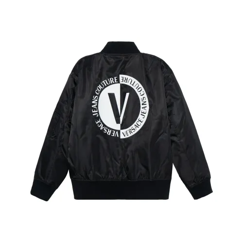 VERSACE JEANS COUTURE Мужские черные куртки