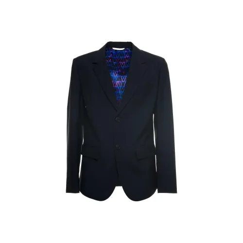 Valentino Бизнес-костюм Пальто Мужской Темно-синий