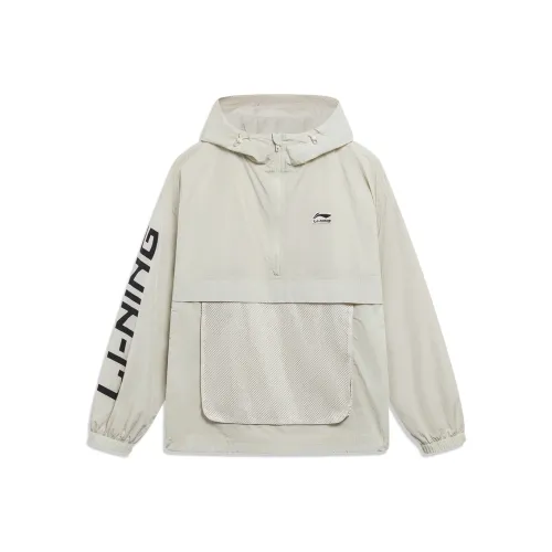 LINING Sports Life Collection Куртка Унисекс Серебряный Пламя Серый