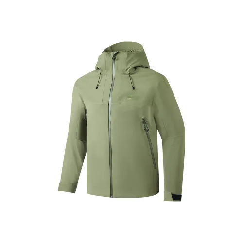 QIAODAN Mountain God Series Горный многофункциональный Hiking Outdoor Hiking Outdoor Твердая оболочка Ветровка Унисекс