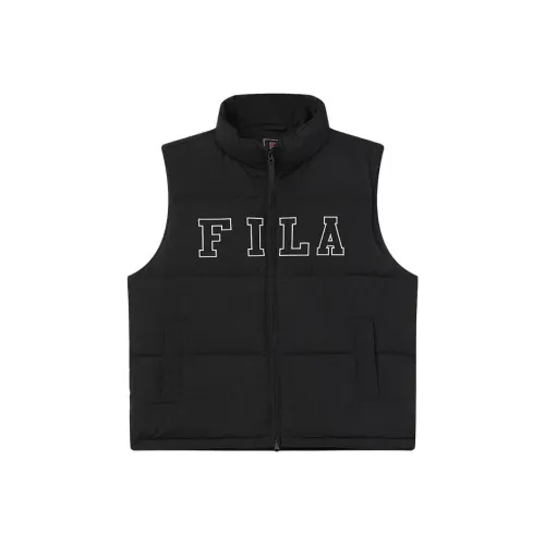 FILA Jet Black Unisex Down Vest FILA Джет Блэк Унисекс Пуховый жилет