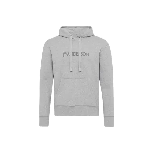 JW Anderson FW24 Толстовка Мужская Серого цвета