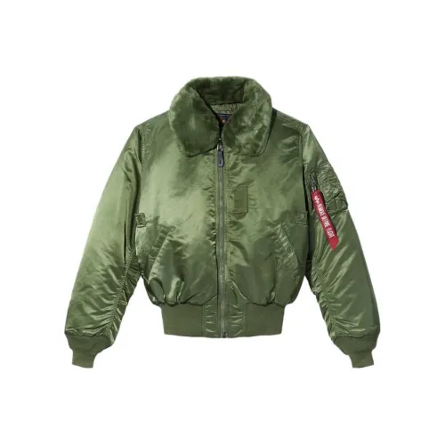 Совместный бренд с Alpha Industries Зеленый Мужской Куртки