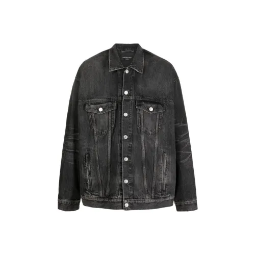Balenciaga Denim Jacket Men's Black