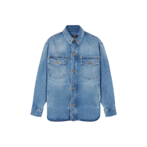 VERSACE FW22 Denim Jacket Men's Blue