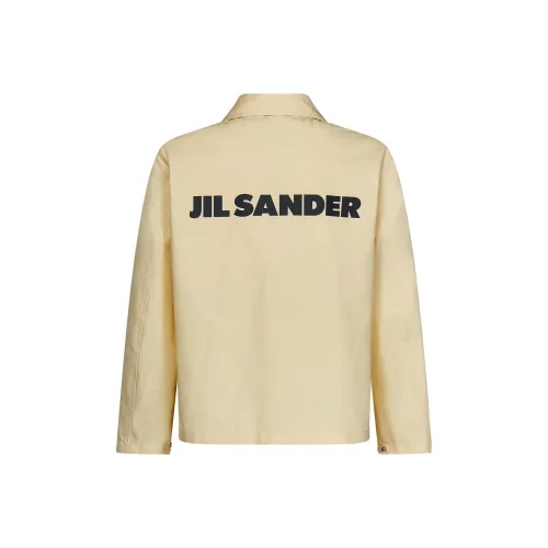 JIL SANDER Светло-желтые мужские куртки