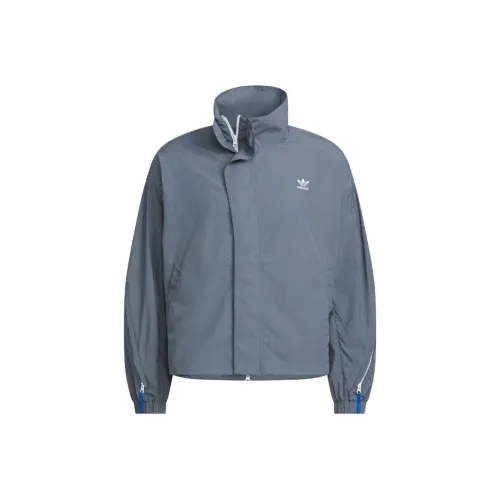 Adidas Originals x KR OP Куртки и пальто унисекс асфальтовый серый