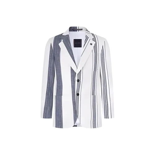 Tommy Hilfiger Серо-белые полосы 900 Мужские Деловые костюмы