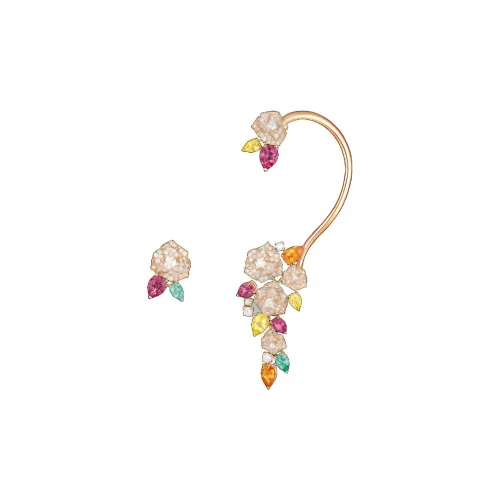 Piaget Rose 18К Розовое золото Нижняя заколка Серьги On Женские