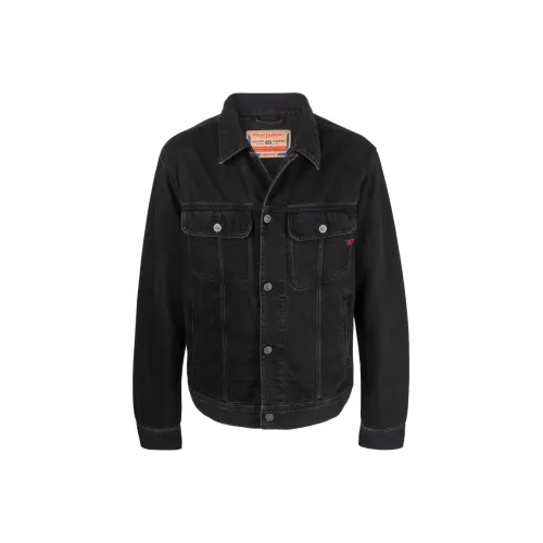 DIESEL Черные Мужские Джинсовые Куртки