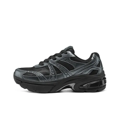 Skechers Shadow Stellar 90 Беговые кроссовки Низкий топ Черный мужской