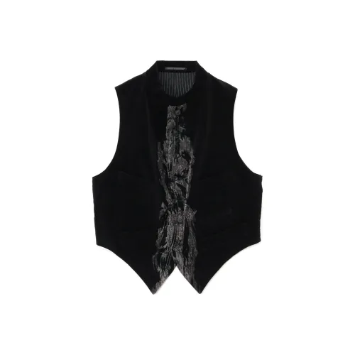 Yohji Yamamoto Мужские черные жилеты