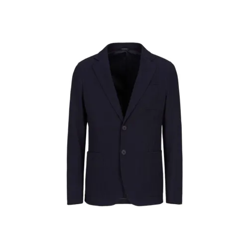 GIORGIO ARMANI Синий Мужской Деловой костюм