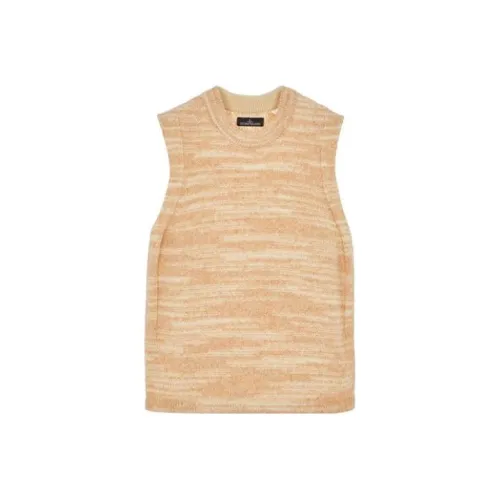 STONE ISLAND Бежевые Мужские Жилеты