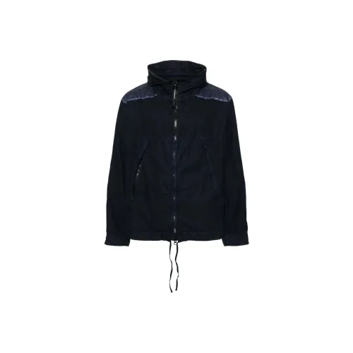C.P.Company SS24 Куртки Пальто Мужской Полуночный Синий