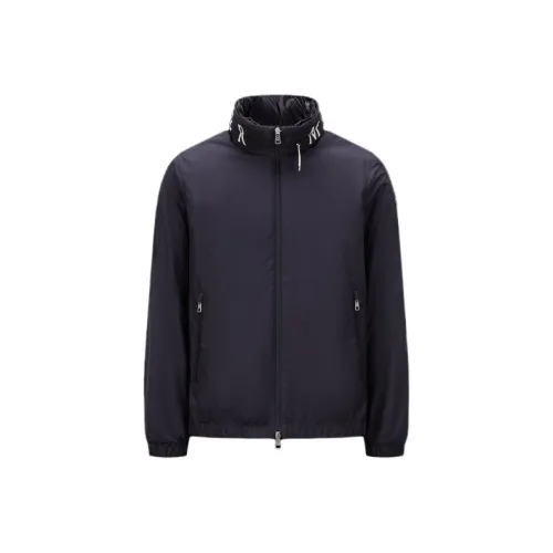 MONCLER Черный Мужской Пуховик