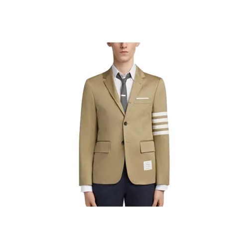 THOM BROWNE CAMEL Мужские Деловые Костюмы